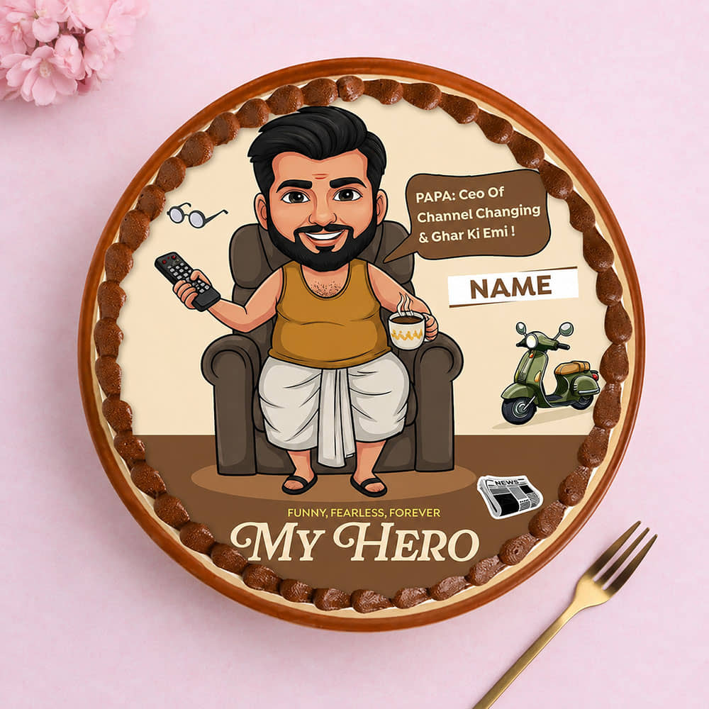 My Hero Dad Cake
