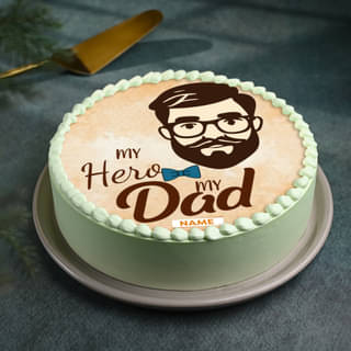 My Superhero Dad Tribute Cake
