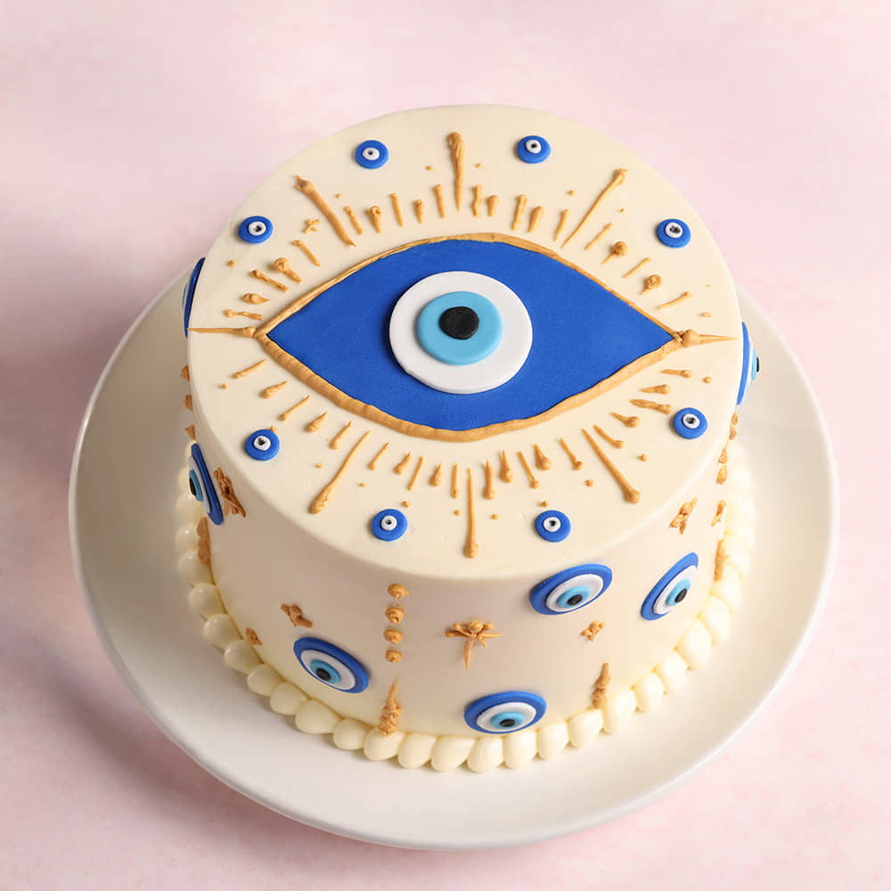 Mystic Evil Eye Aura Cake