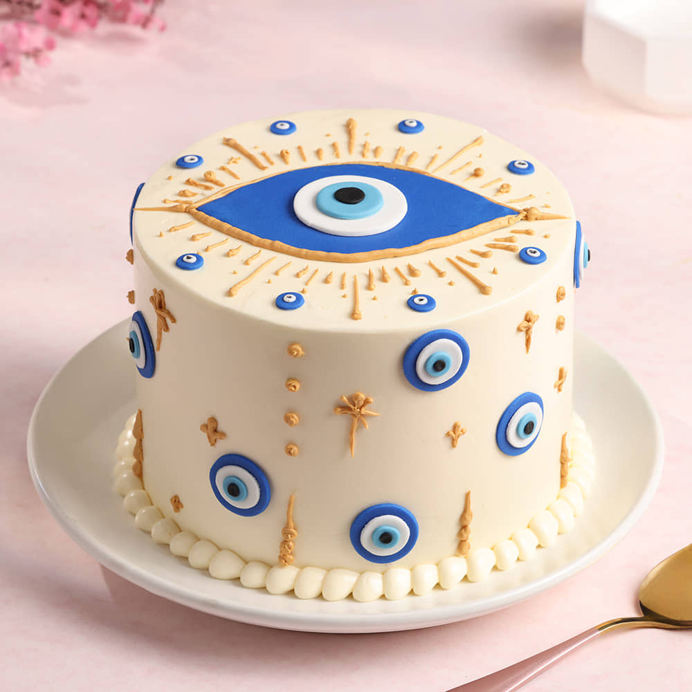 Mystic Evil Eye Aura Cake