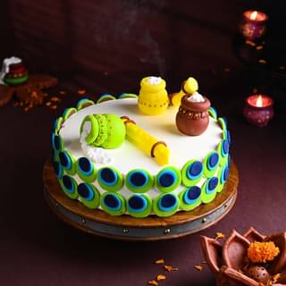 Janmashtami Fondant Cake