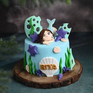 Order Mystical Mermaid Fondant Cake Online