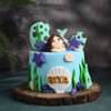 Zoomed View of Mystical Mermaid Fondant Cake 