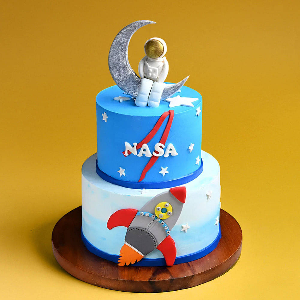 Zoomed View of  NASA Astronaut Cake
