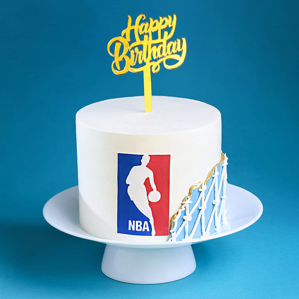 NBA All Star Birthday Cake