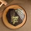 New Year Heart Choco Pinata Cake