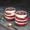 New Year Joy Red Velvet Jar Cake Duo