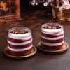 New Year Joy Red Velvet Jar Cake Duo