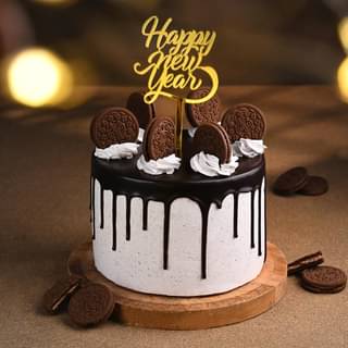 New Year Oreo Indulgence Cake