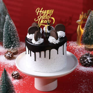 New Year Oreo Indulgence Cake New Year Oreo Indulgence Cake