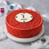 New Year Red Velvet Cake