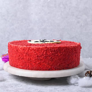 New Year Red Velvet Cake