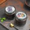 New Year Wishes Chocolate Jar Cake Duo