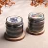 New Year Wishes Chocolate Jar Cake Duo