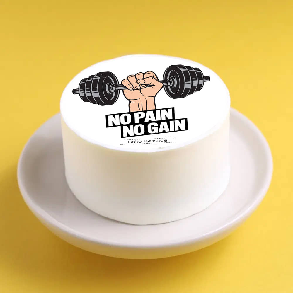 No Pain No Gain Bento Cake