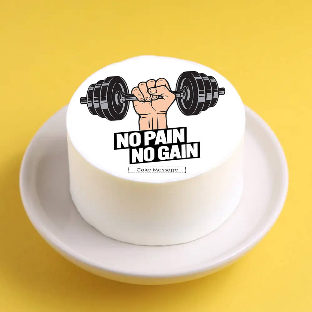 No Pain No Gain Bento Cake