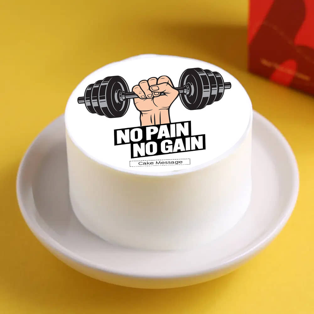 No Pain No Gain Bento Cake