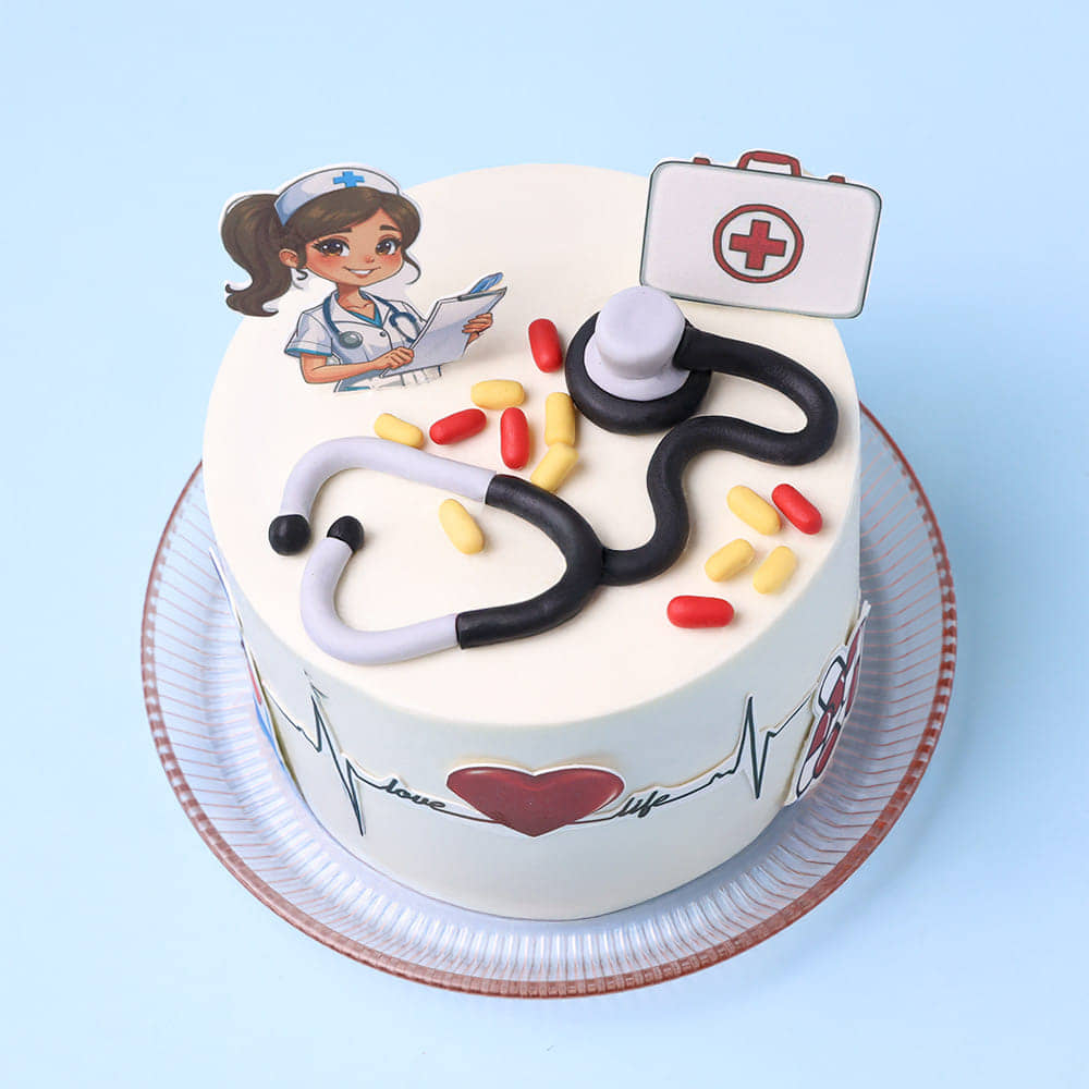 Nurse On Duty Cake
