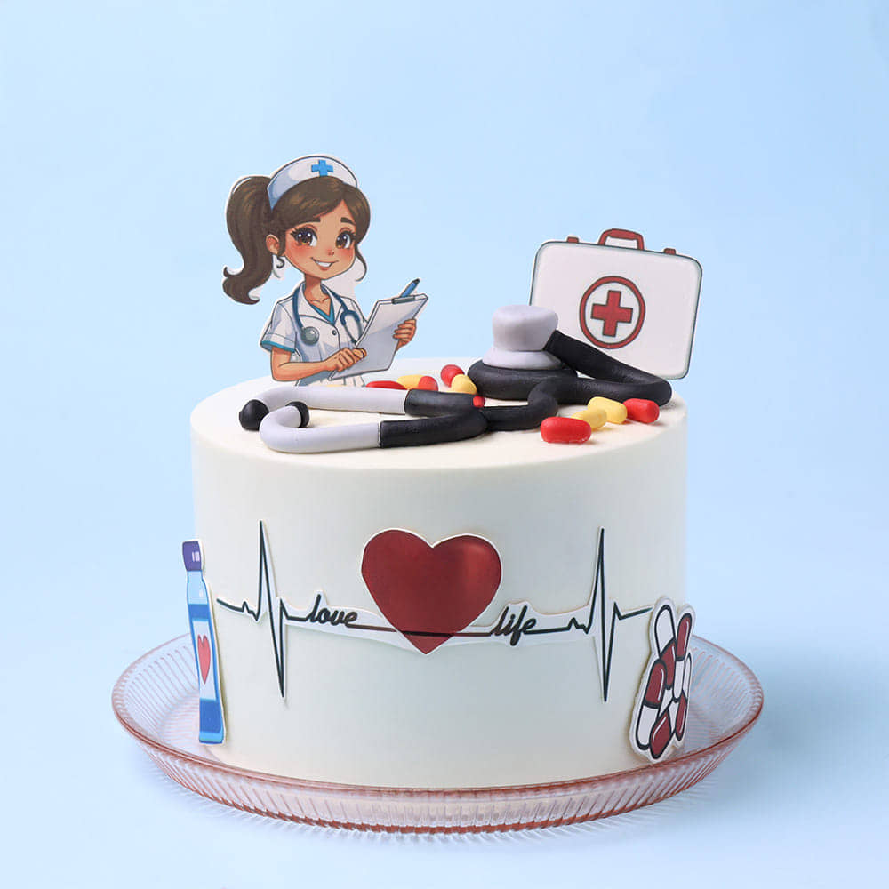 Nurse On Duty Cake