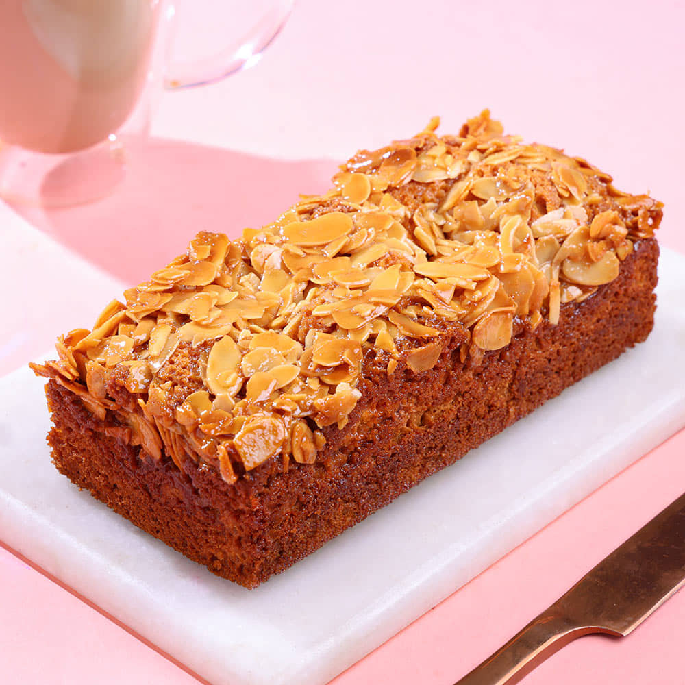 Nutty Almond Honey Tea Cake