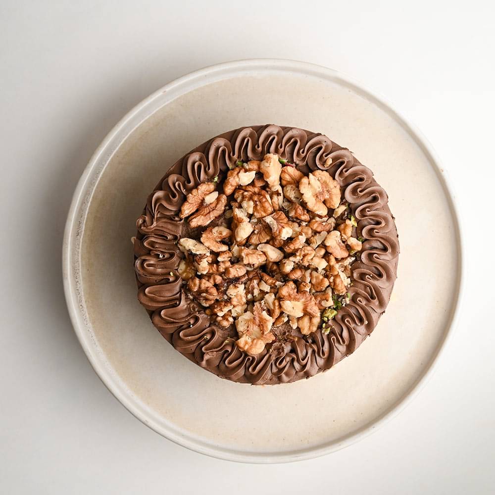 Dry Fruit Chocolate Cake