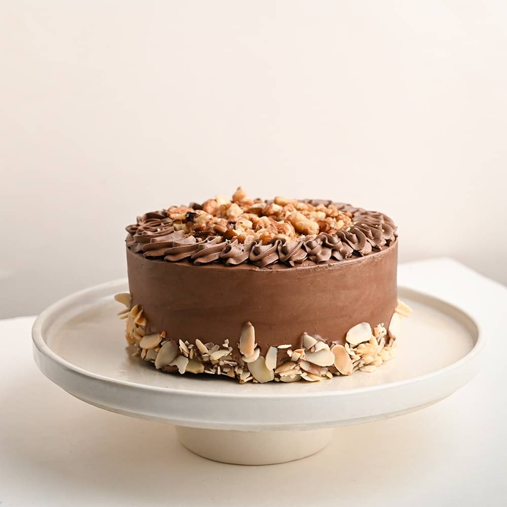 Dry Fruit Chocolate Cake