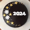 New Year Chocolate Cream Cake Online