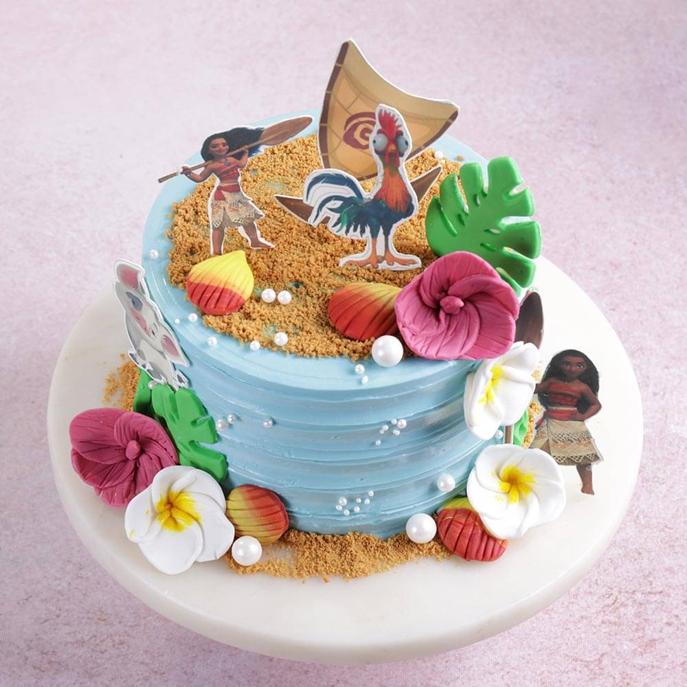 Ocean Voyage Moana Cake