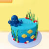 Octopus N Fish Theme Cake