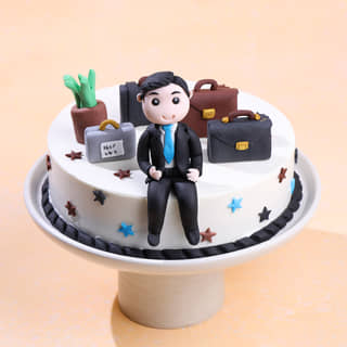 Office Suitcase Cake