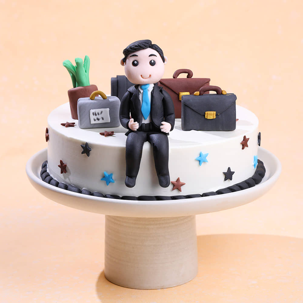 Office Suitcase Cake