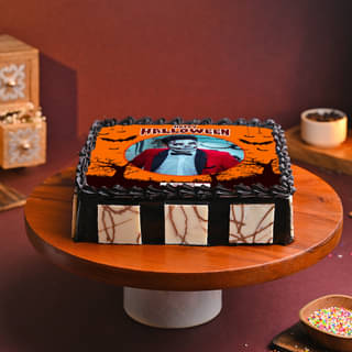 Orange Halloween Cake