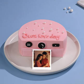Our Love Day Polaroid Cake Our Love Day Polaroid Cake