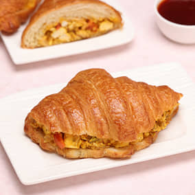 Paneer Tikka Masala Croissant Sandwich