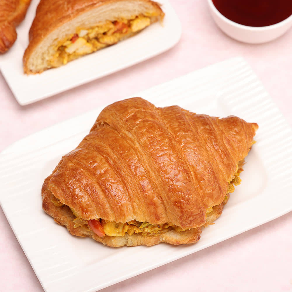 Paneer Tikka Masala Croissant Sandwich