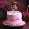 Papa Ki Pari Theme Cake