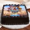 Side View of Paw Patrol Adventure Birthday Cake