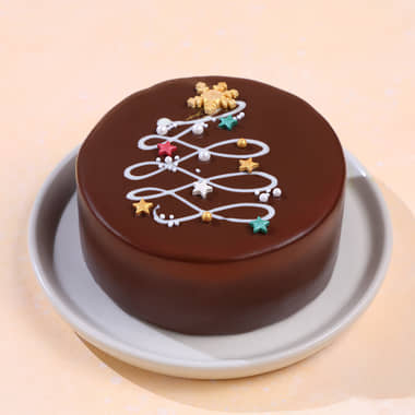 Christmas Special Milk Choco Bento Cake (300gm)