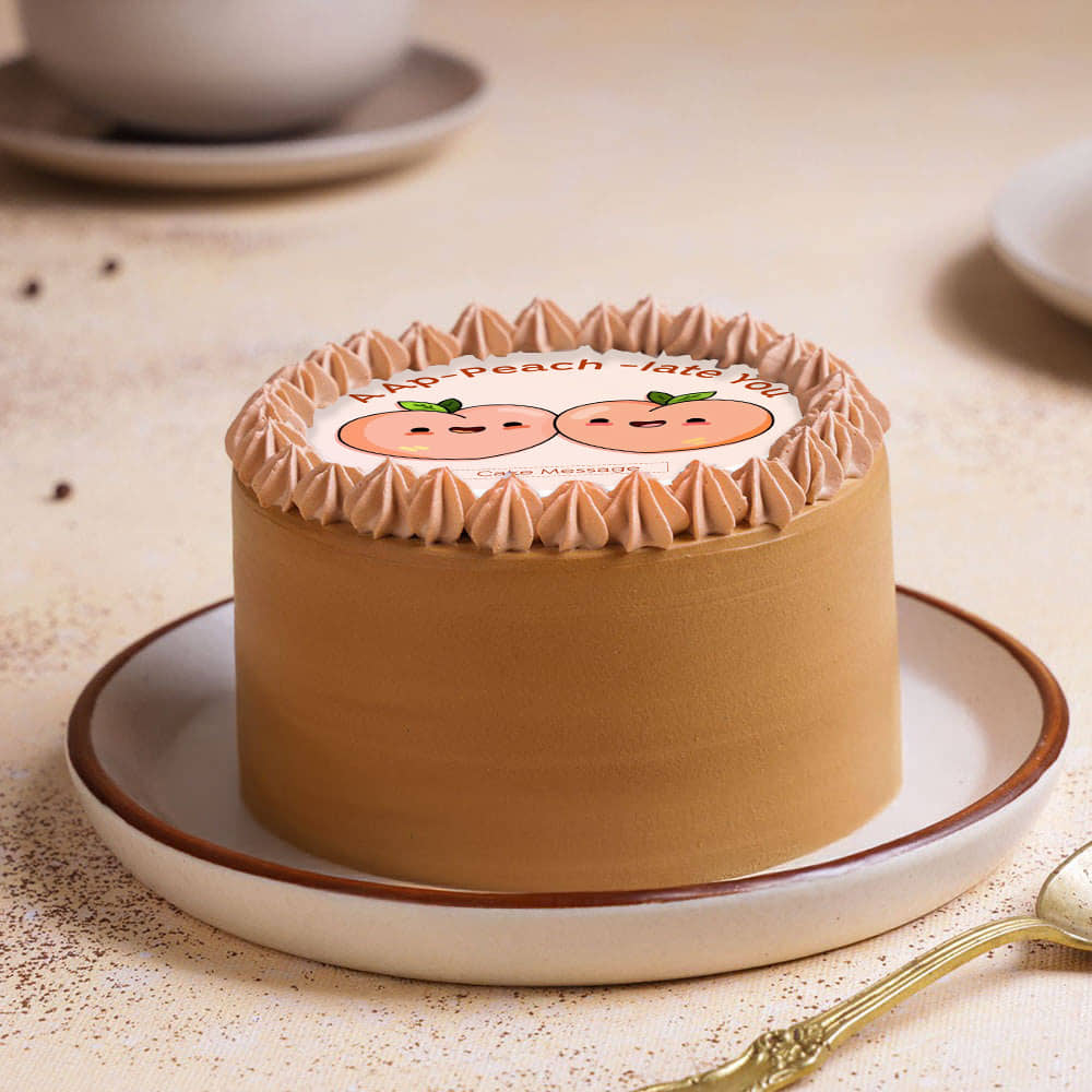 Peach Perfect Appreciation Bento Cake