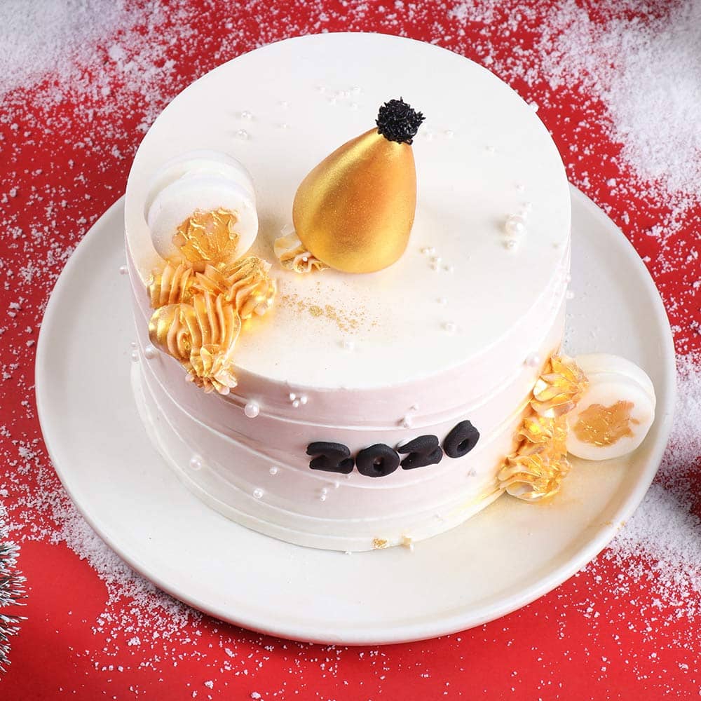 Pearls N Swirls New Year Cake