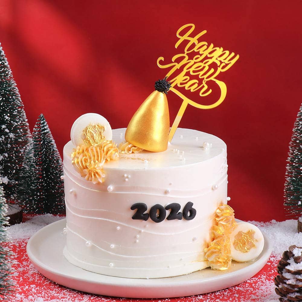 Pearls N Swirls New Year Cake