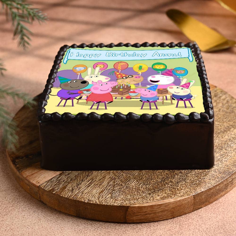 Peppa Birthday Party Cake Peppa Birthday Party Cake