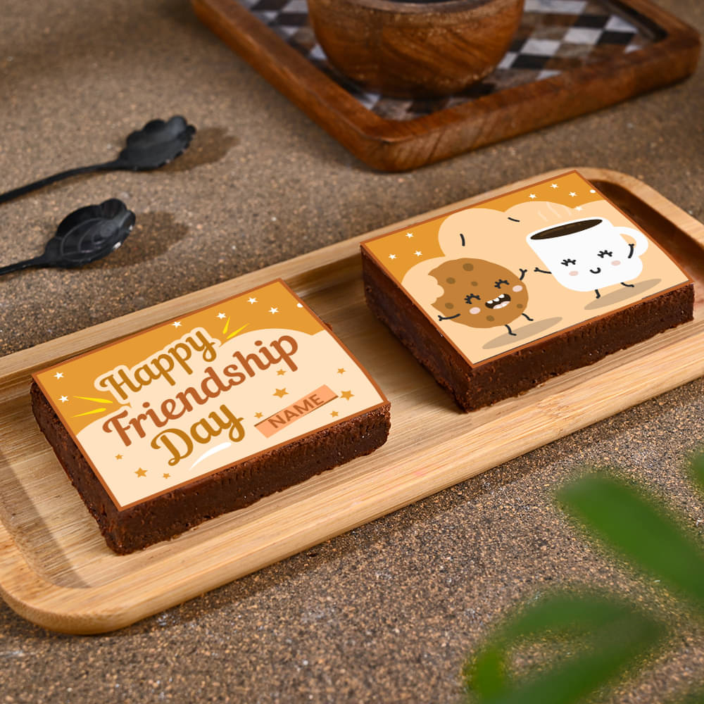 Perfect Pair Friendship Day Walnut Brownie Set