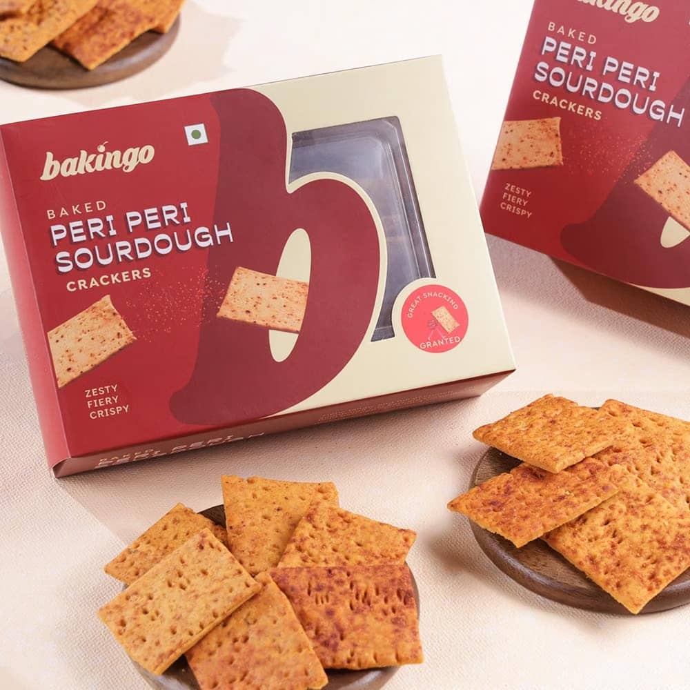 Peri Peri Sourdough Crackers (100g)