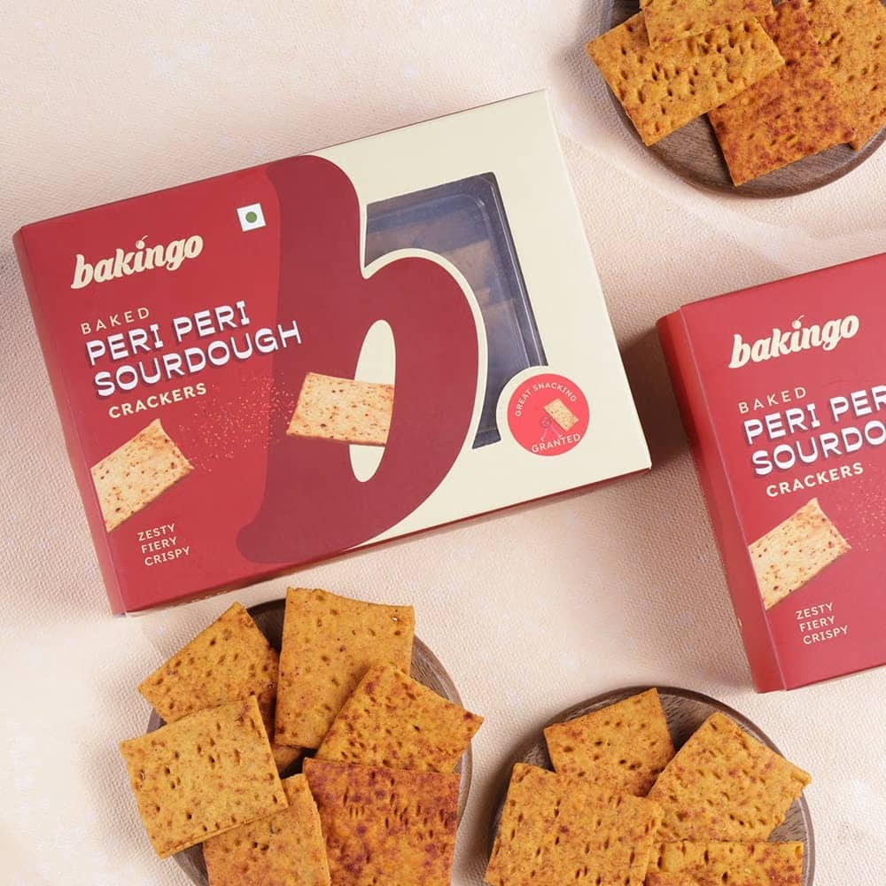 Peri Peri Sourdough Crackers (100g)