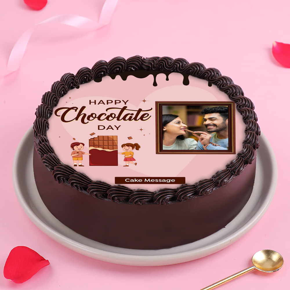 Personalised Chocolate Day Cake Personalised Chocolate Day Cake
