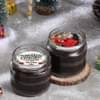 Personalised Chocolate Xmas Jar Cakes