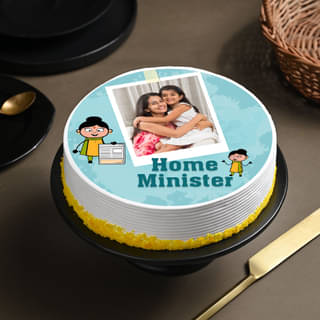 Photo Cake for Home Minister