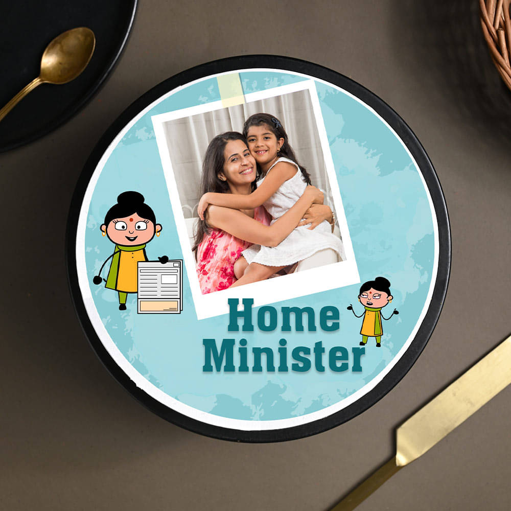 Photo Cake for Home Minister