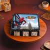 Spiderman Birthday Poster Cake Square Shape